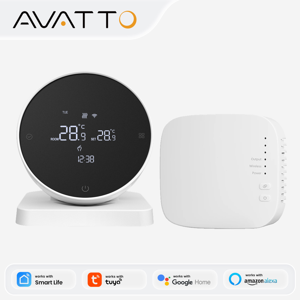 Smart Home Yasmina - AVATTO WiFi Smart Thermostat，RF Wireless Receiver