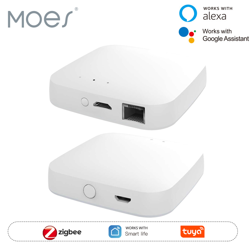 Smart Home Market - MOES Tuya ZigBee3.0 Smart Hub, Wireless/Wired