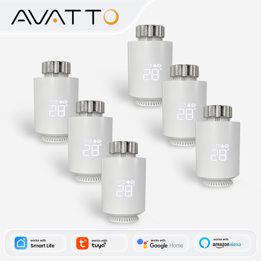 Smart Home Yasmina - AVATTO ZigBee Thermostat Radiator Actuator Smart