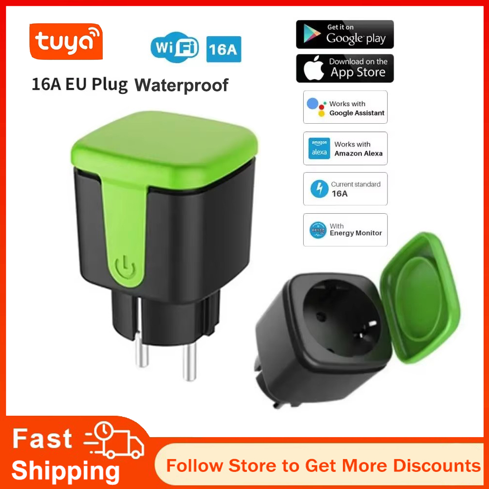 Smart Ir Remote Controller - Tuya EU 16A WiFi Smart Waterproof