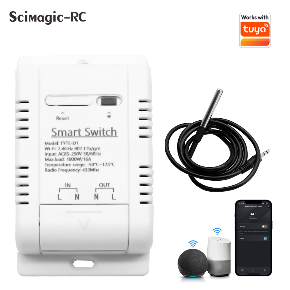 Smart Home Yasmina - WiFi Smart Temperature Control Switch 16A