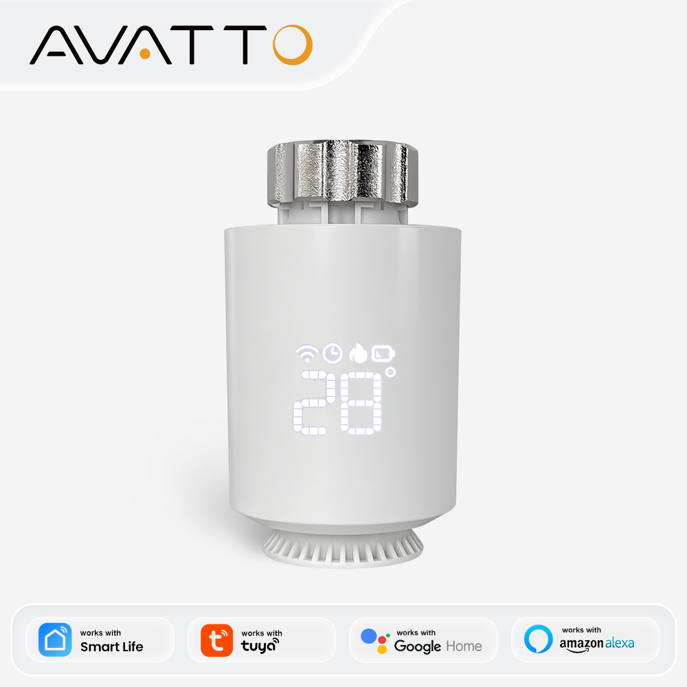 Smart Home Yasmina - AVATTO ZigBee3.0 Thermostat Radiator Actuator Smart