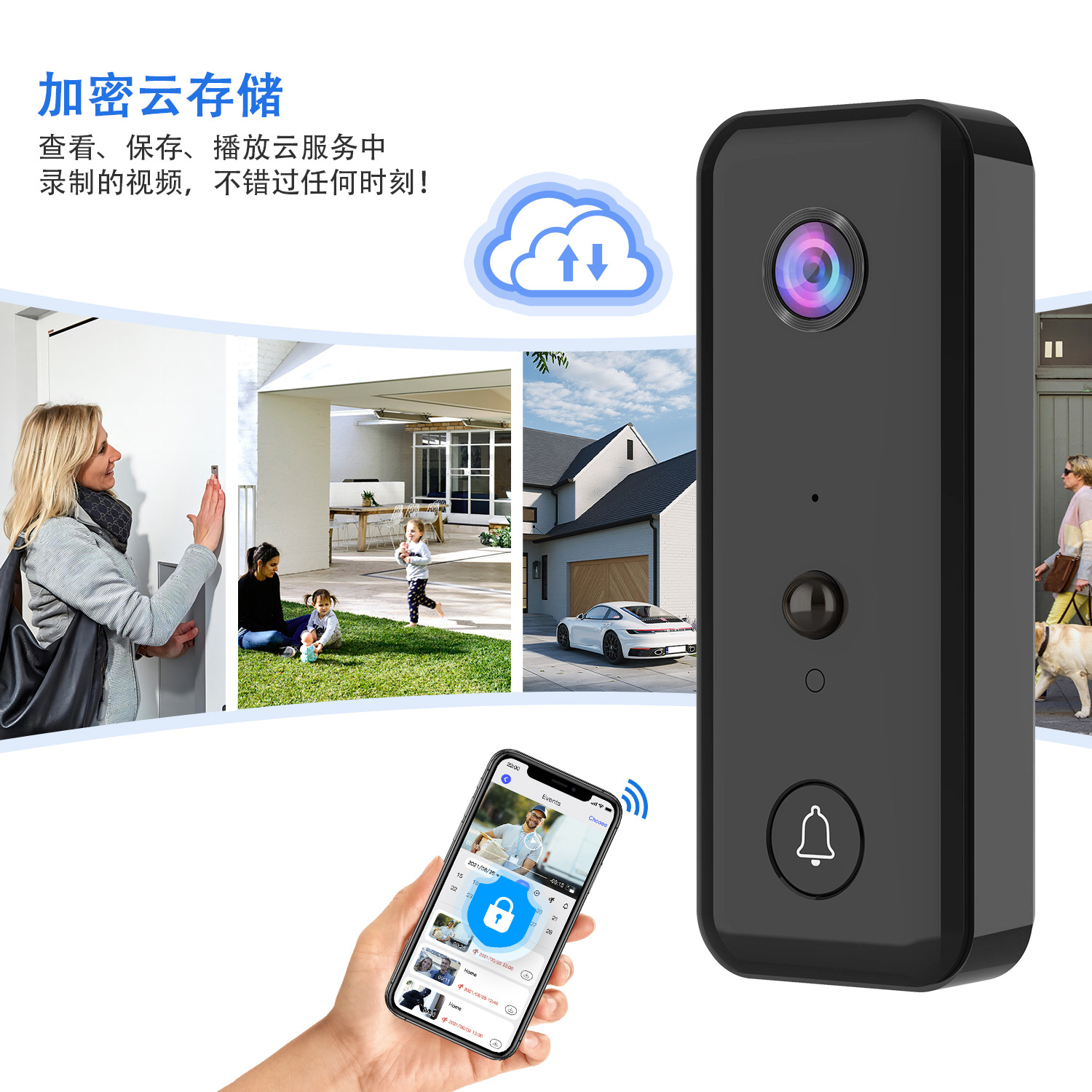 720P Aiwit APP Cloud Storage W - огляд і ціна Wifi Doorbell Camera