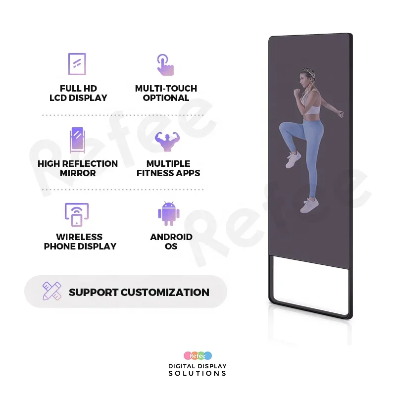 Large Interractive Fitness Wor - огляд і ціна Smart Home Gym Mirror