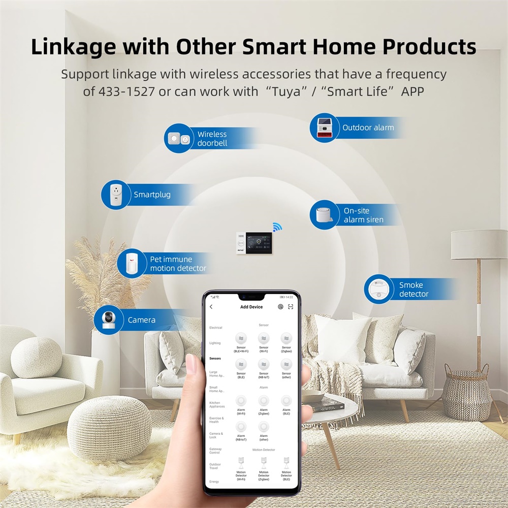 2.4G WIFI Smart GSM Alarm Syst - огляд і ціна Smart Home Ecosystems