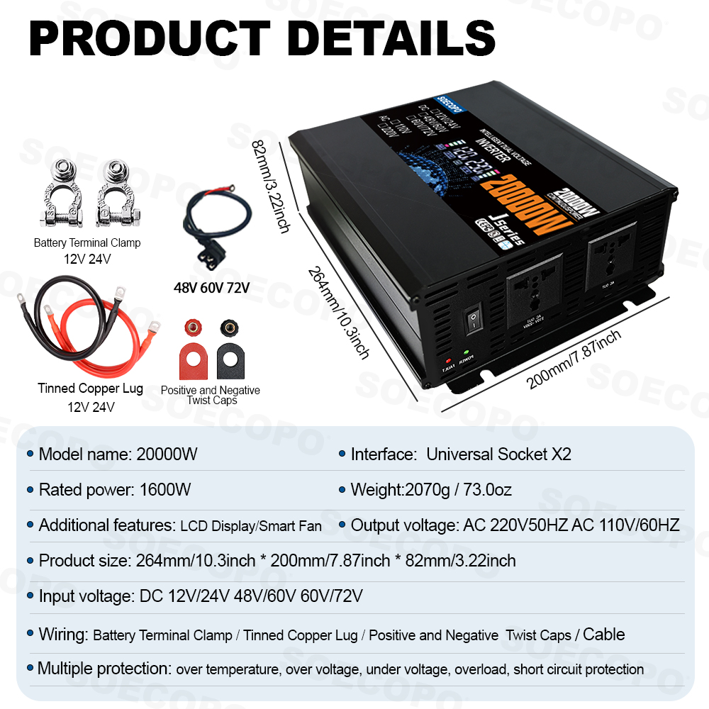 SOECOPO 20000W Peak Smart Powe - огляд і ціна Smart Home Ecosystems