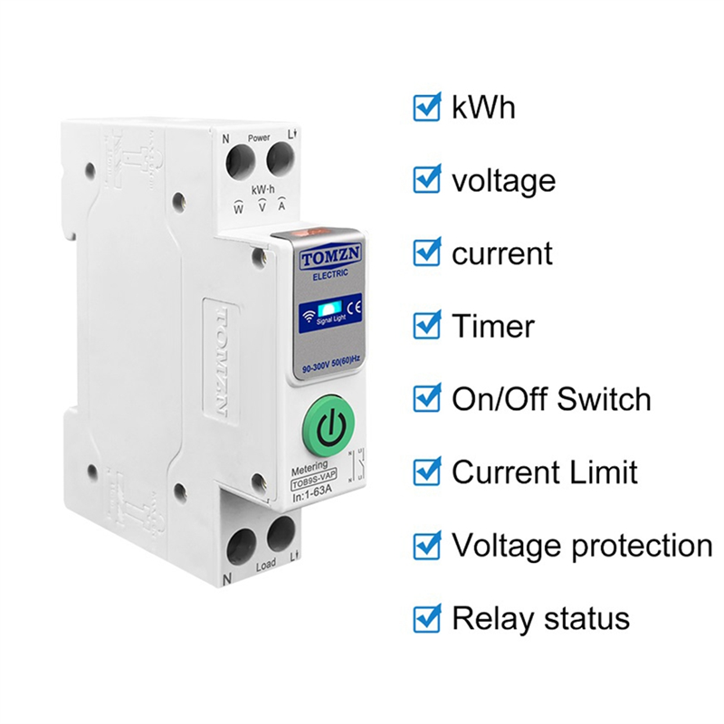 ABDE-TOMZN TOB9S-VAP TUYA Smar - огляд і ціна Smart Energy Monitor