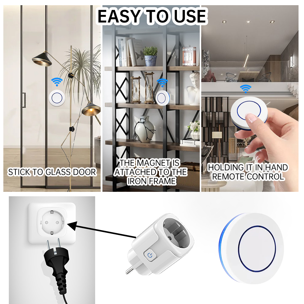 Wireless Socket RF433 Smart Ho - огляд і ціна Universal Remote Smart Home