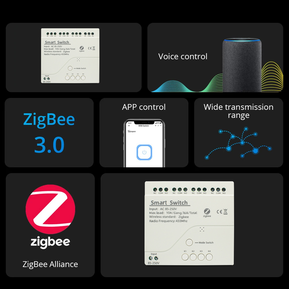Zigbee Relay Breaker 7-32V 85- - огляд і ціна Smart Home Wifi Hub
