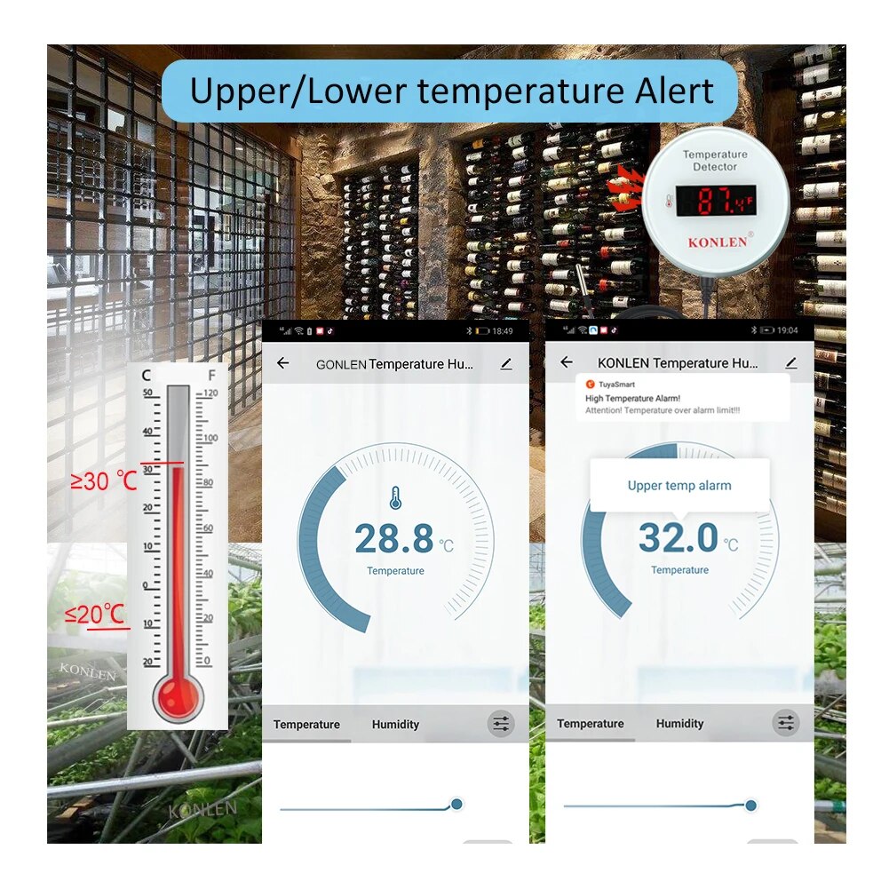 KONLEN Tuya Wifi Temperature S - огляд і ціна Smart Home Yasmina