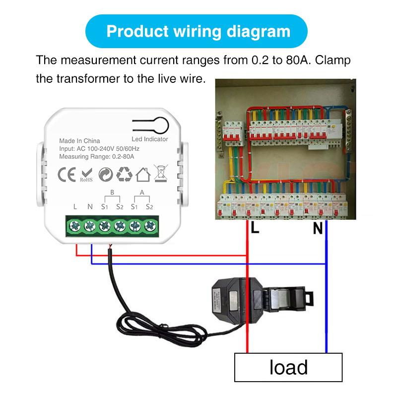 Tuya Smart Wifi Intelligent En - огляд і ціна Smart Energy Monitor