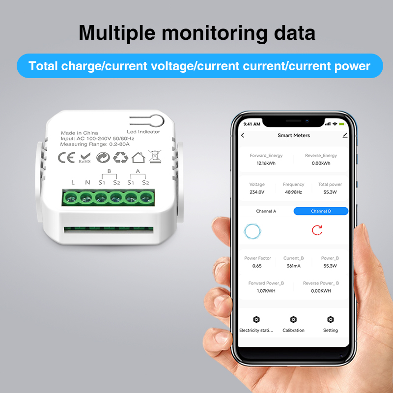Tuya Smart Wifi Intelligent En - огляд і ціна Smart Energy Monitor