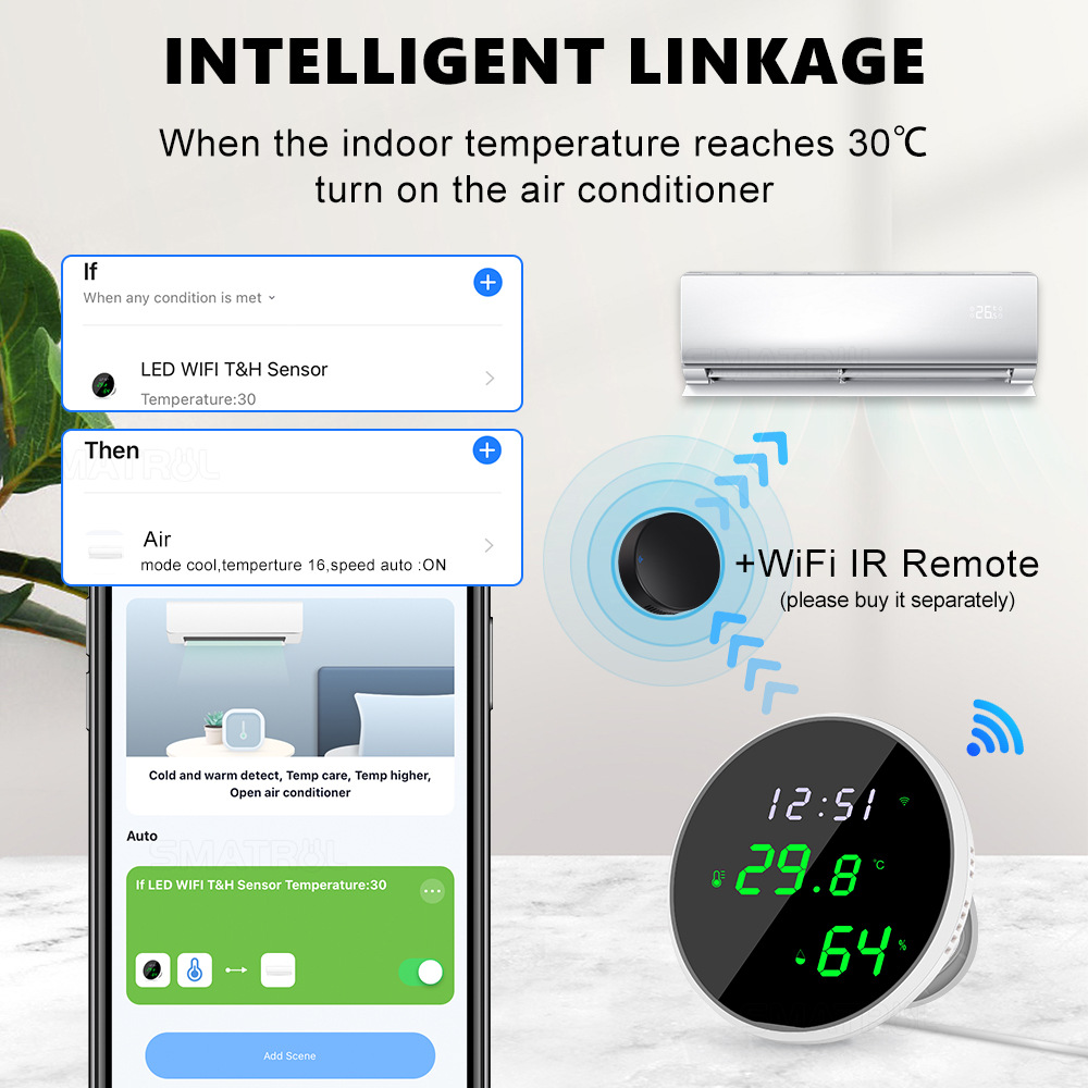 Tuya USB Smart Temperature Hum - огляд і ціна Smart Home Design