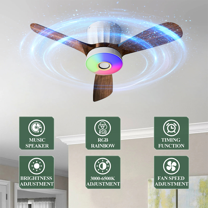 Intelligent Three Leaf Ceiling - огляд і ціна Smart Ceiling Fan