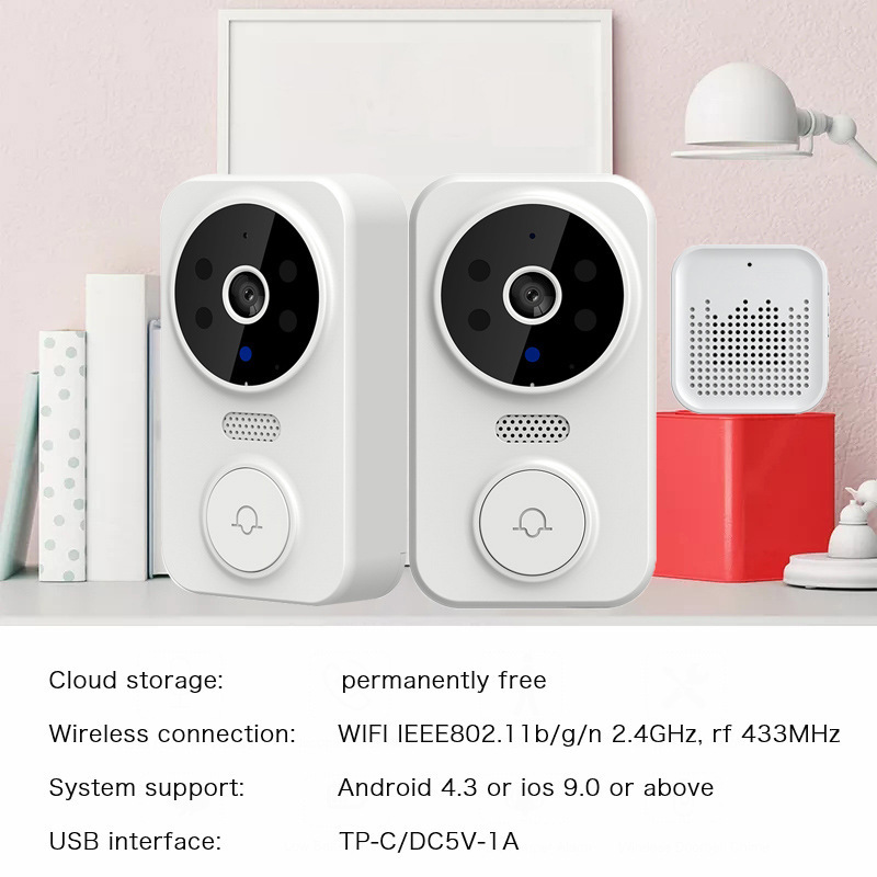 Tuya WIFI Doorbell Smart Home  - огляд і ціна Wifi Doorbell Camera