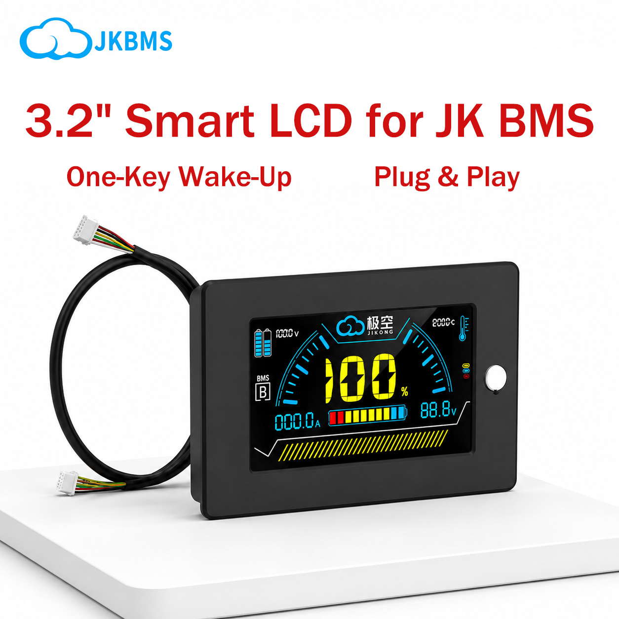 JIKONG JK BMS LCD Display Scre - огляд і ціна Smart Energy Monitor