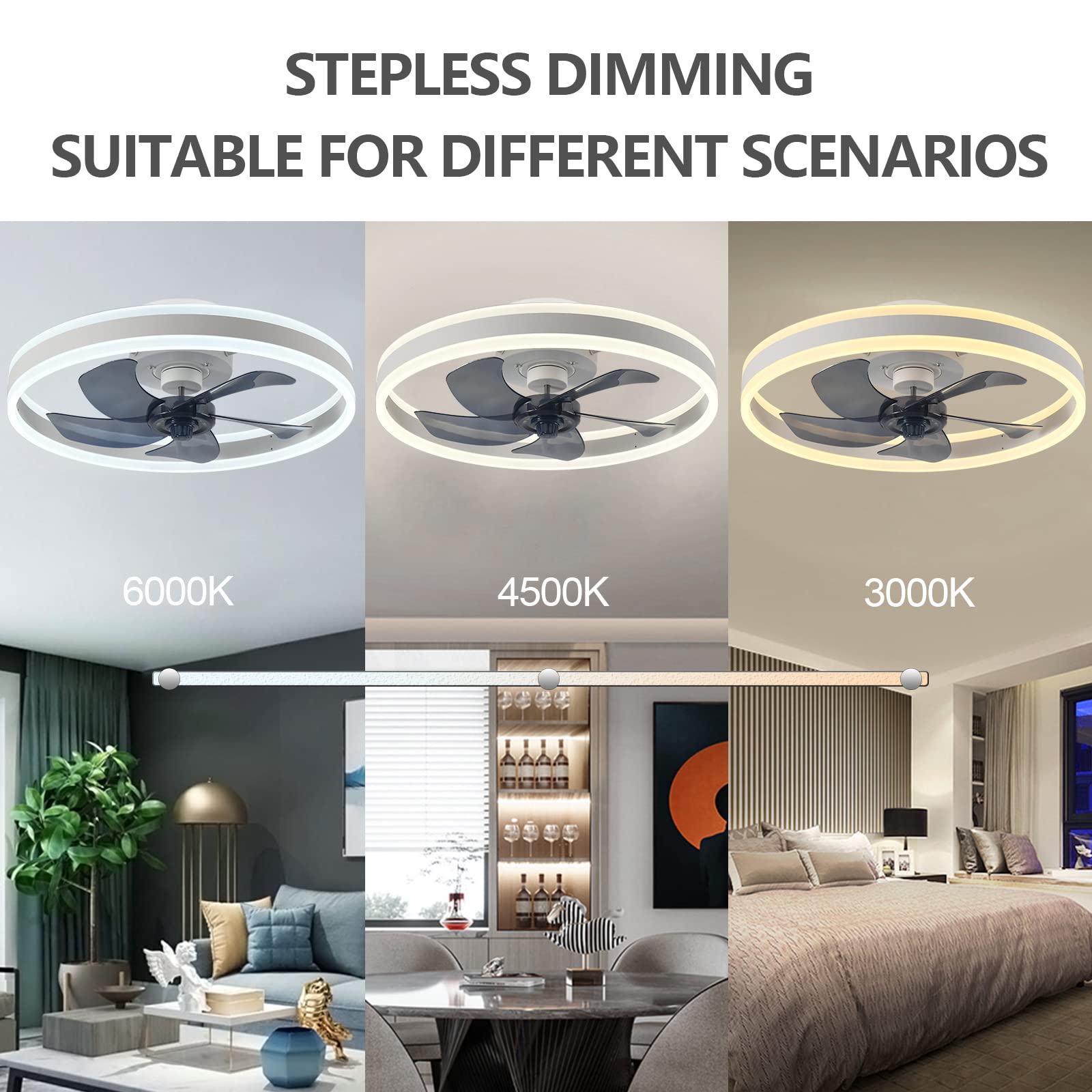 Modern Ceiling Fan (With Light - огляд і ціна Smart Ceiling Fan
