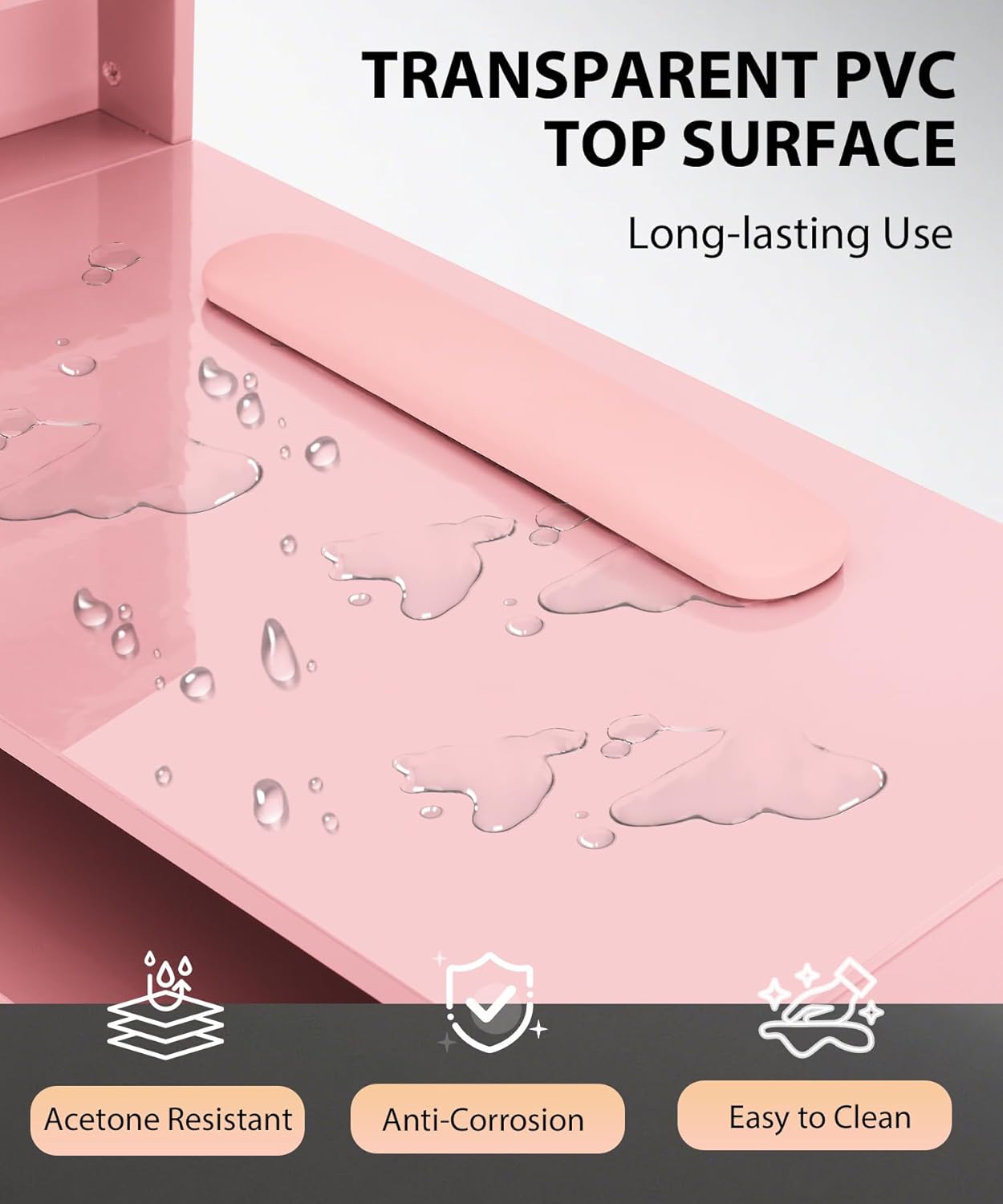 Pink Nail Table for Nail Tech, - огляд і ціна Smart Home Pc