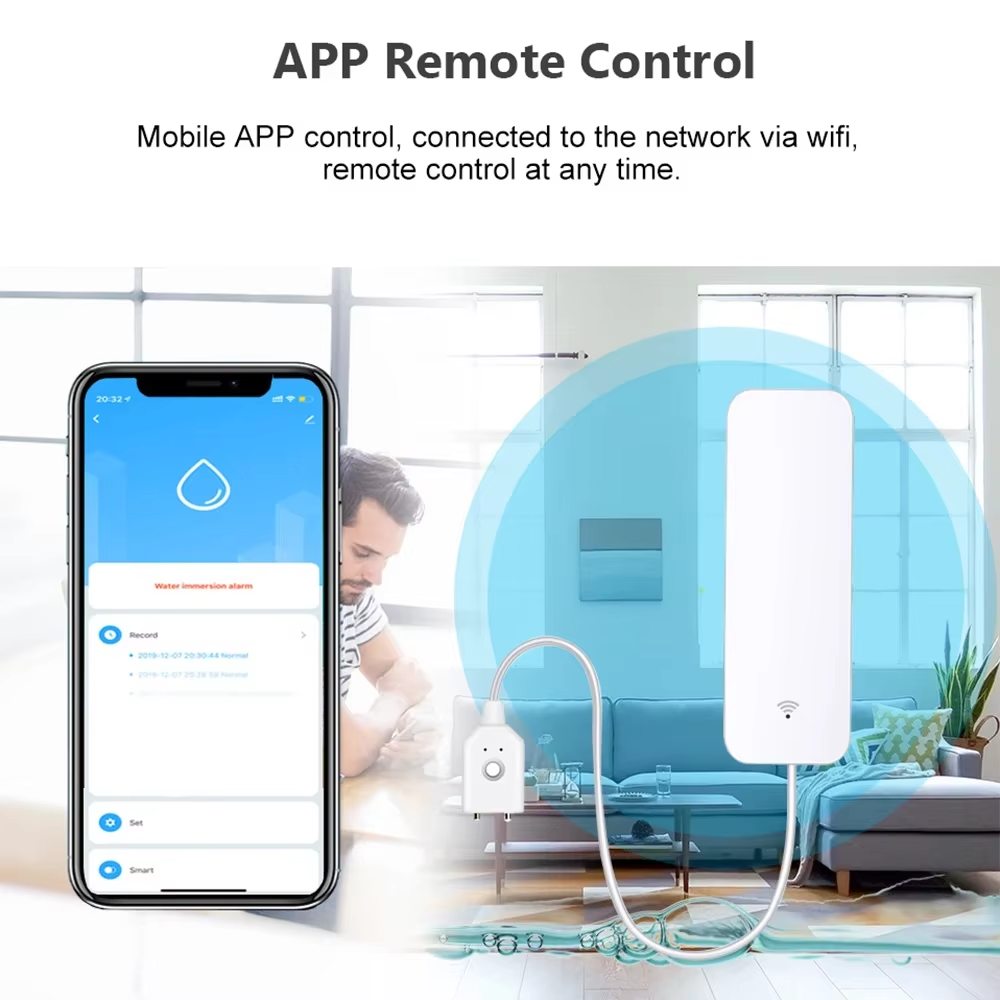 ZigBee WiFi Water Leak Sensor  - огляд і ціна Smart Ir Remote Controller