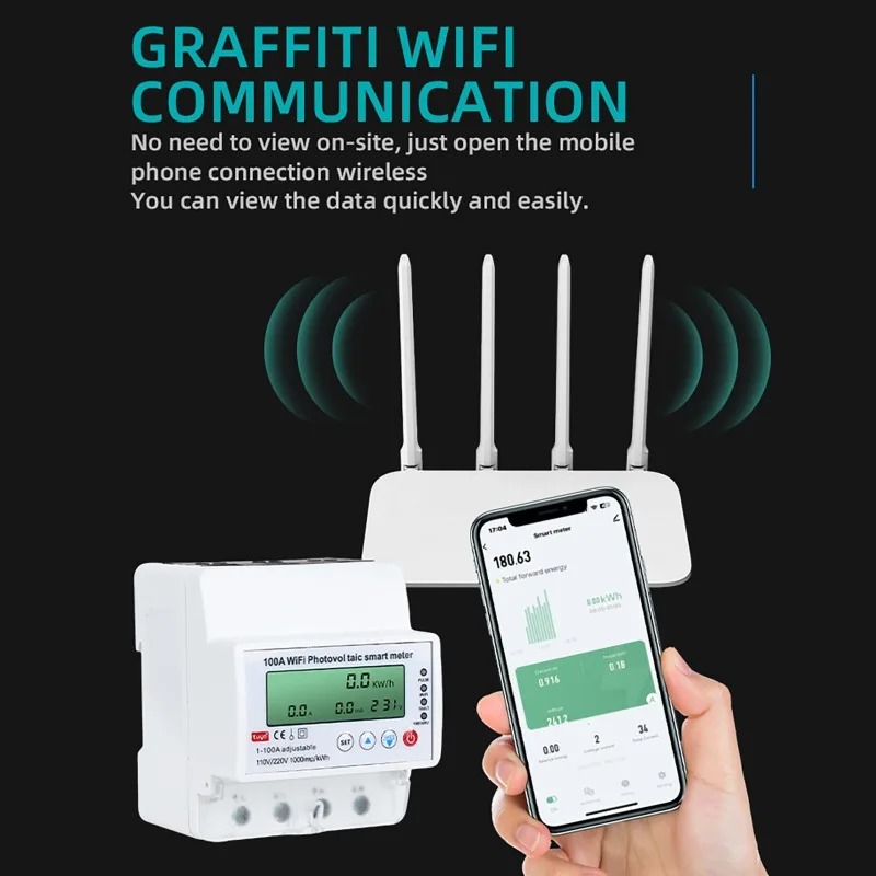 4P 1-100A WiFi Photovoltaic Sm - огляд і ціна Smart Home Sistem