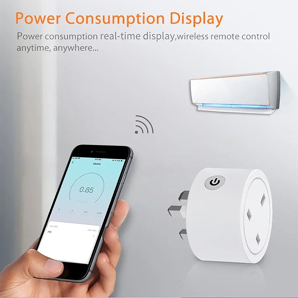Zigbee Smart Plug 16A UK Socke - огляд і ціна Smart Energy Monitor
