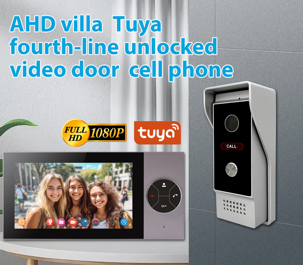 7 Inch IPS Screen 2MP Tuya APP - огляд і ціна Wifi Doorbell Camera