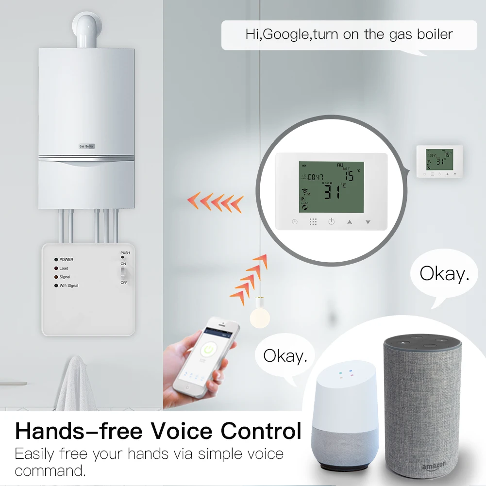WiFi Smart Thermostat Wall-Hun - огляд і ціна Smart Home Yasmina