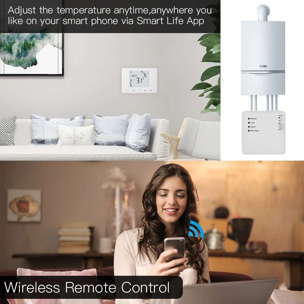 WiFi Smart Thermostat Wall-Hun - огляд і ціна Smart Home Yasmina