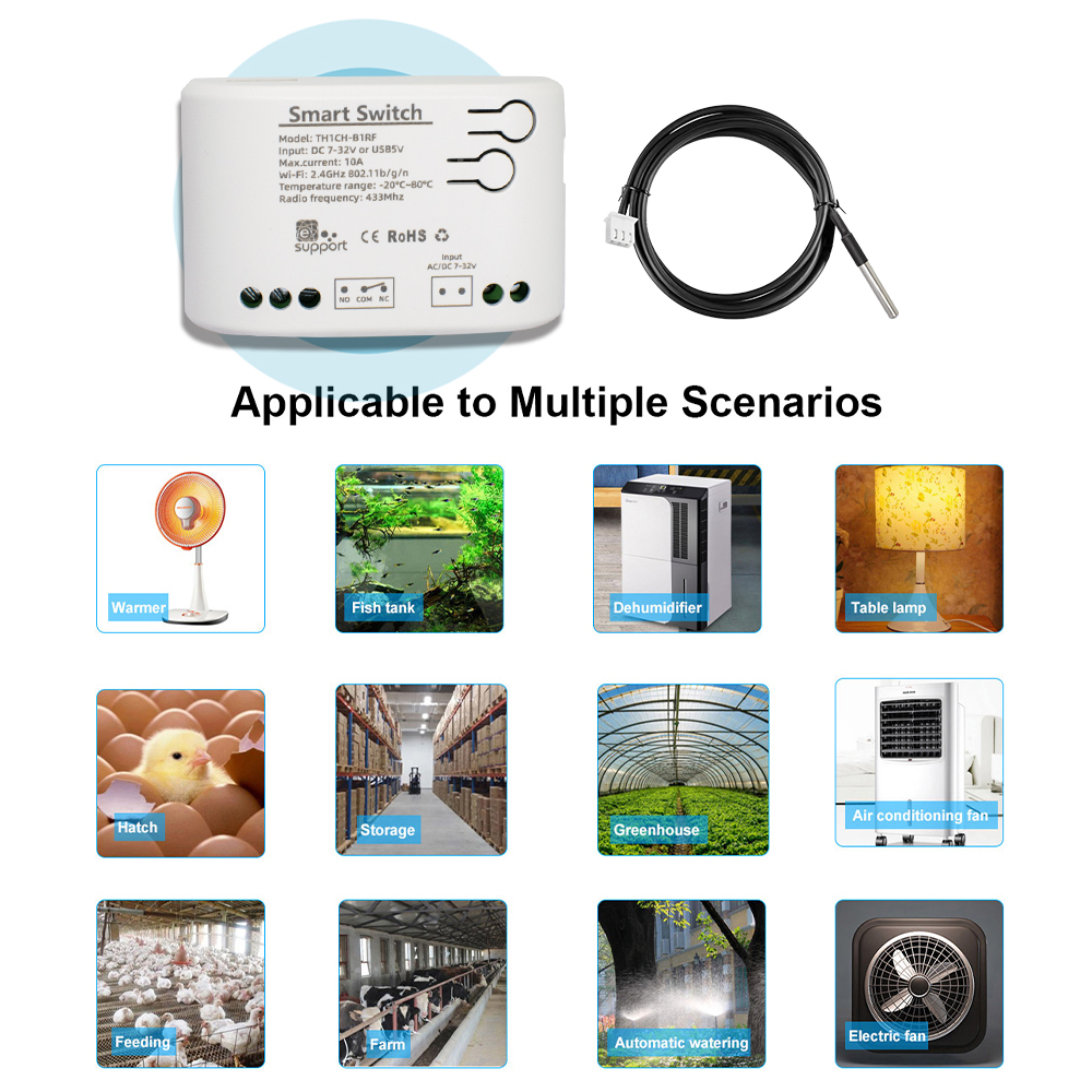 Smart Temperature Switch 12V 2 - огляд і ціна Smart Home Yasmina