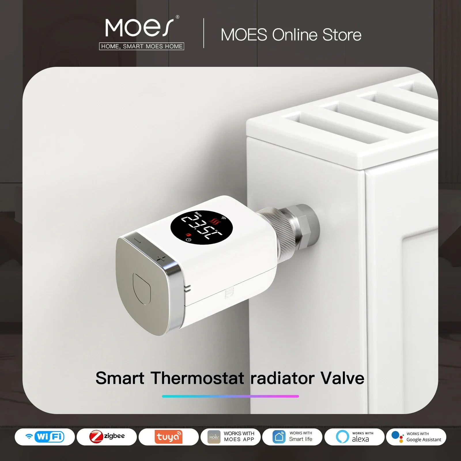 MOES Smart Wifi/Zigbee Thermos - огляд і ціна Smart Home Yasmina