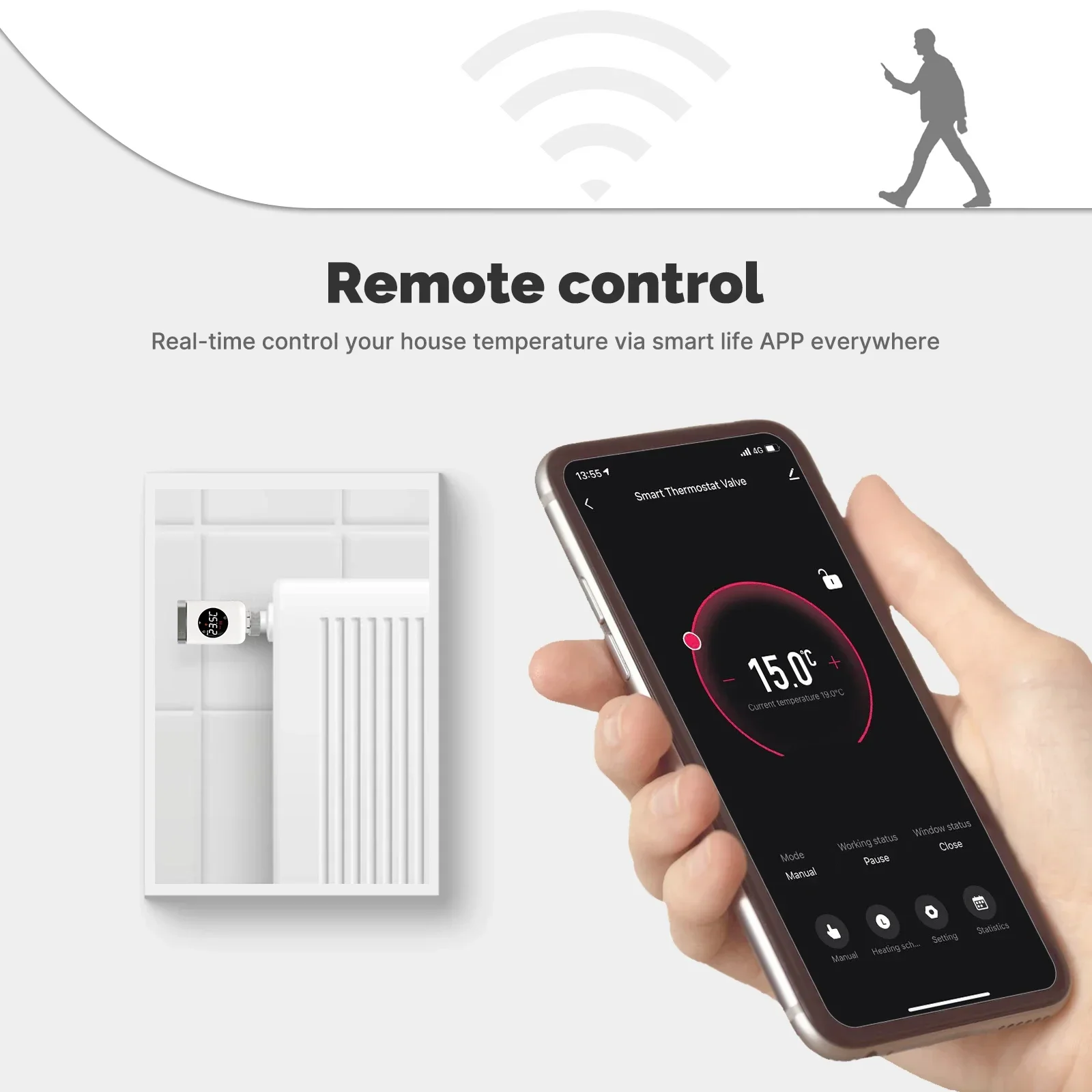 MOES Smart Wifi/Zigbee Thermos - огляд і ціна Smart Home Yasmina