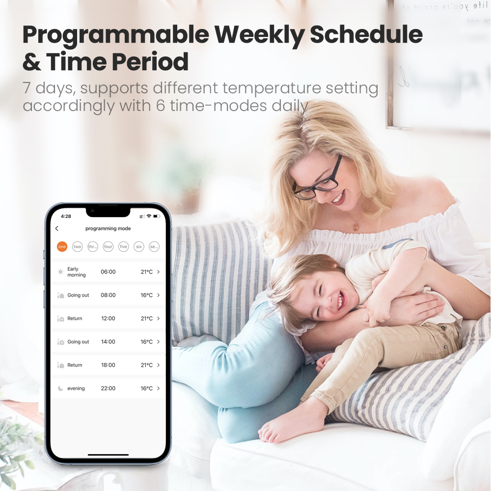 AVATTO ZigBee Thermostat Radia - огляд і ціна Smart Home Yasmina