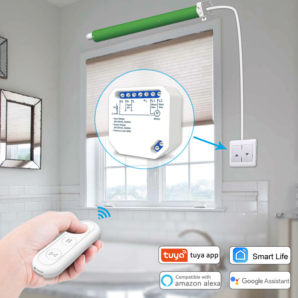 Tuya Smart Life Curtain Switch - огляд і ціна Universal Remote Smart Home