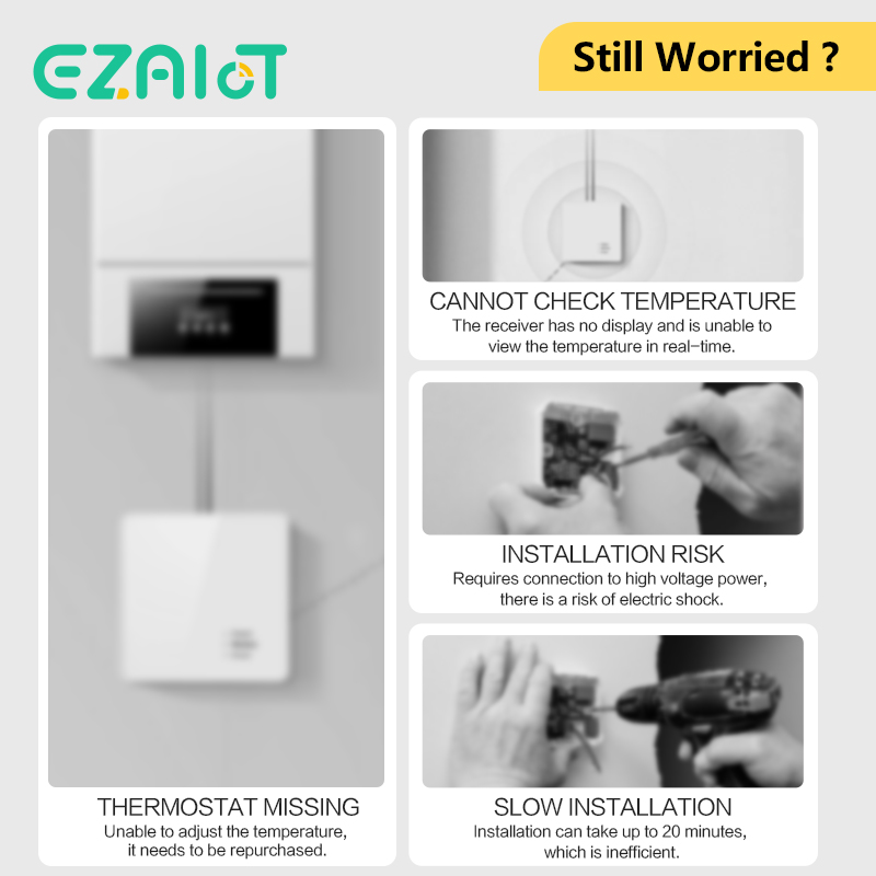 Tuya WiFi Smart Thermostat Wat - огляд і ціна Smart Home Yasmina