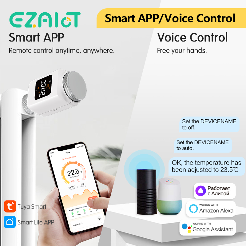 Tuya Smart WiFi Thermostatic R - огляд і ціна Smart Home Yasmina
