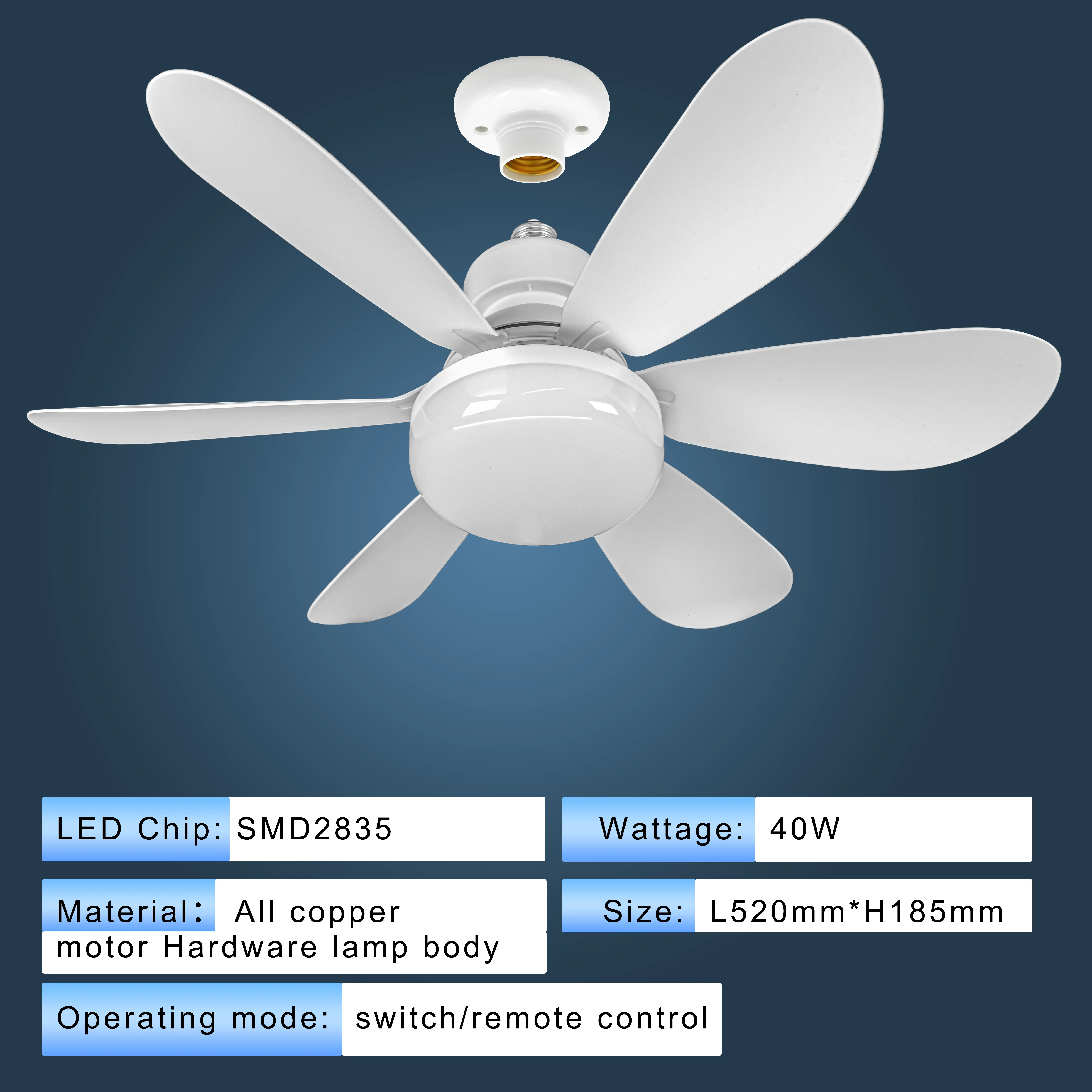 Dimmable light Color temperatu - огляд і ціна Smart Ceiling Fan