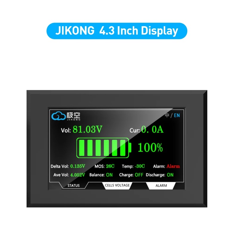 JK BMS RS485 CAN Module 4.3 LC - огляд і ціна Smart Energy Monitor