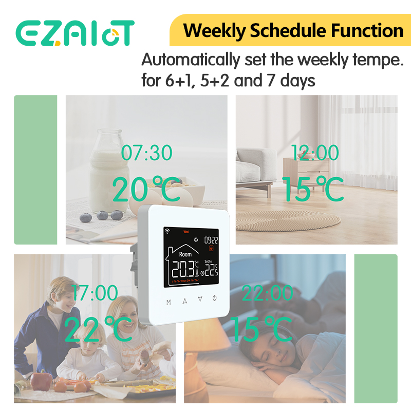 WiFi Tuya Smart Home Thermosta - огляд і ціна Smart Home Yasmina