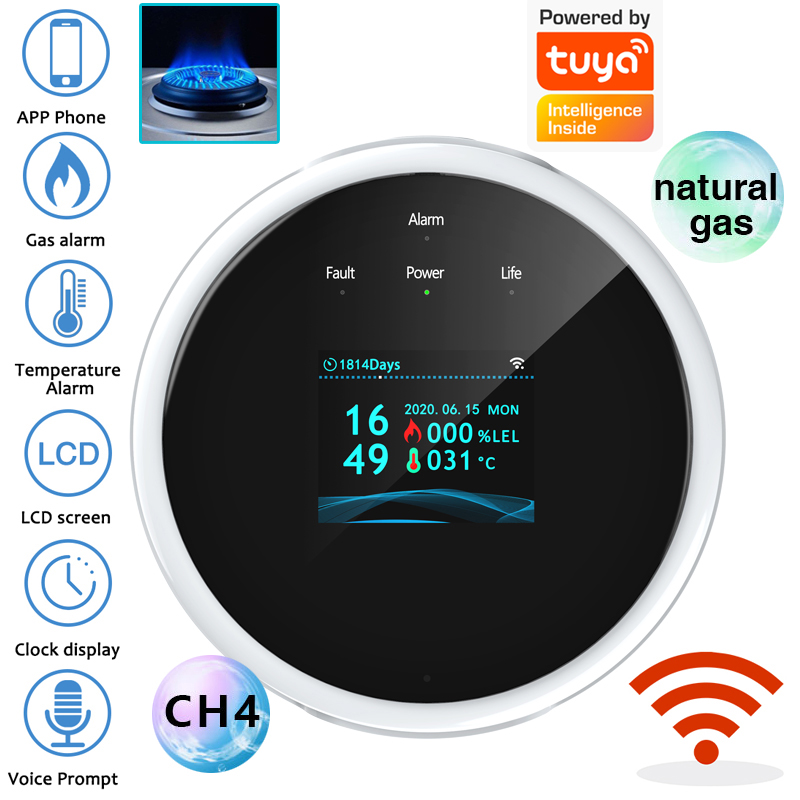 2.4G WiFi Gas Alarm Sensor Com - огляд і ціна Smart Home Ecosystems