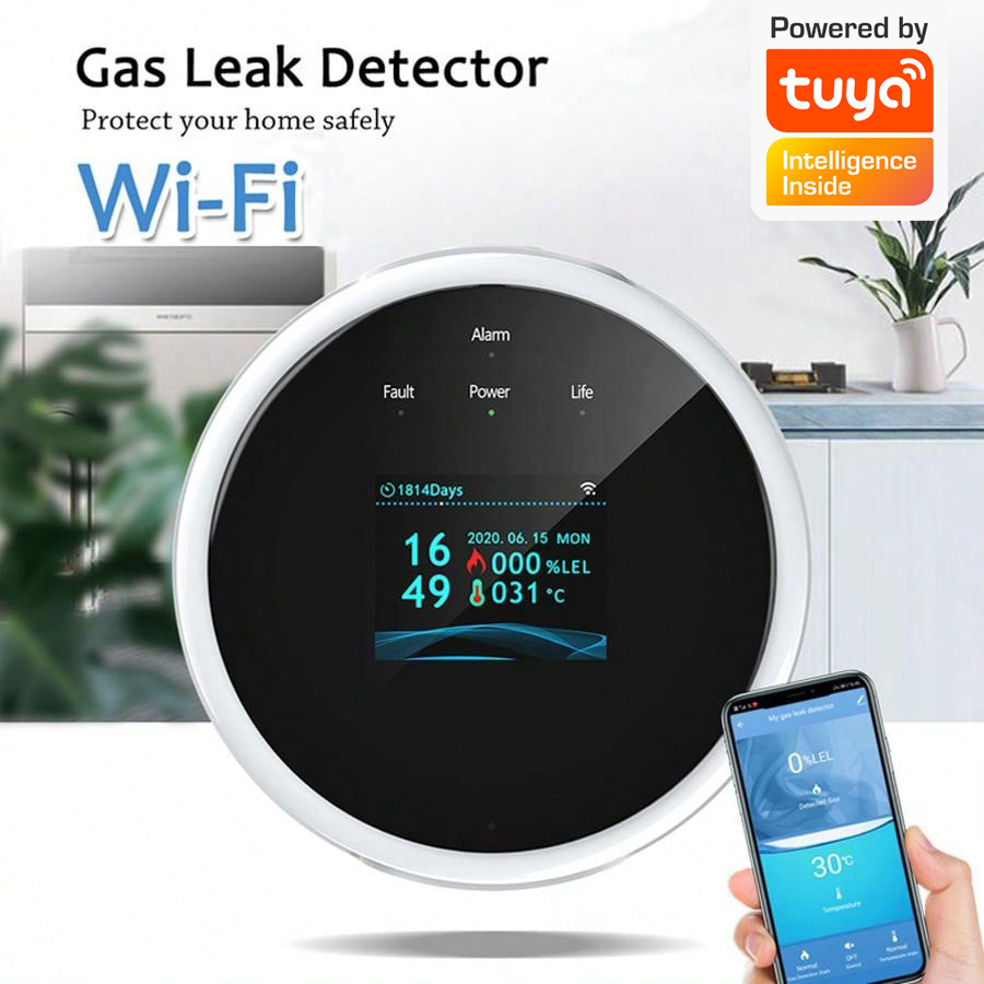 2.4G WiFi Gas Alarm Sensor Com - огляд і ціна Smart Home Ecosystems