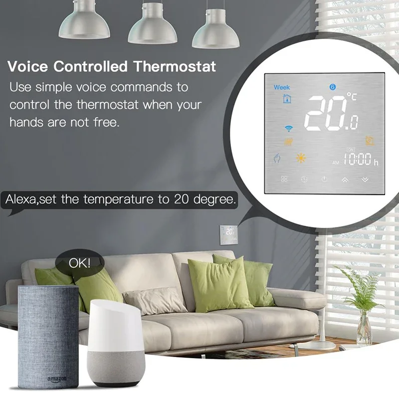 Tuya WiFi Smart Thermostat Tem - огляд і ціна Smart Home Kitchen