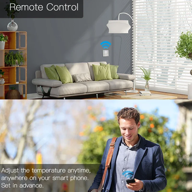 Tuya WiFi Smart Thermostat Tem - огляд і ціна Smart Home Kitchen