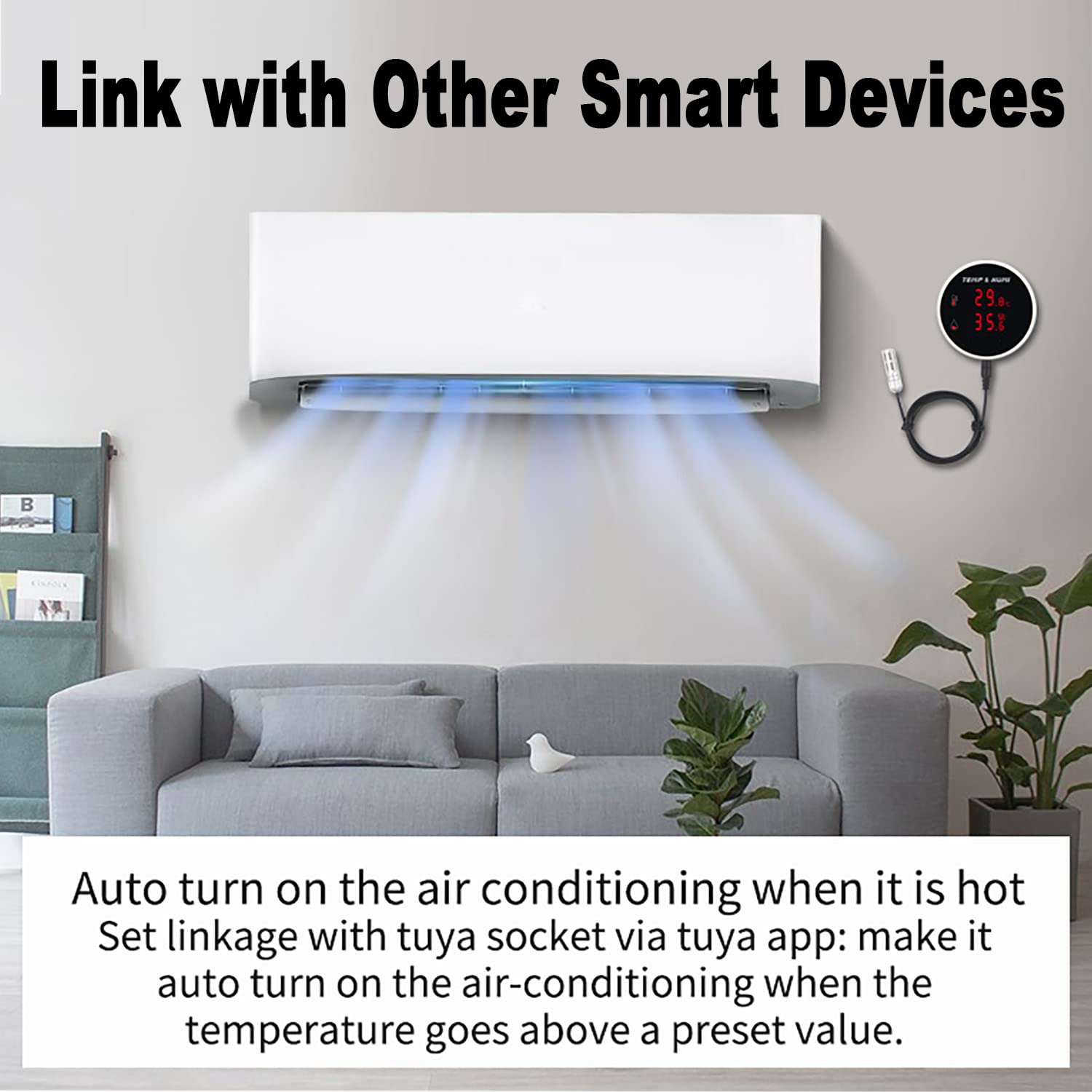 Tuya WiFi Temperature Humidity - огляд і ціна Smart Home Design