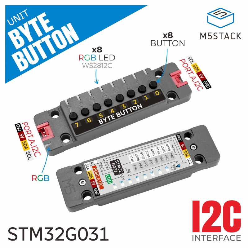 M5Stack Official Unit ByteButt - огляд і ціна Smart Home Sistem