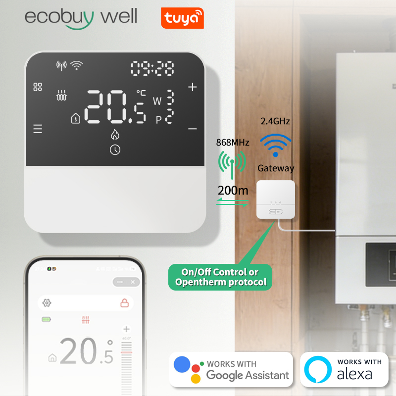 Tuya Smart Home WiFi Boiler Th - огляд і ціна Smart Home Yasmina