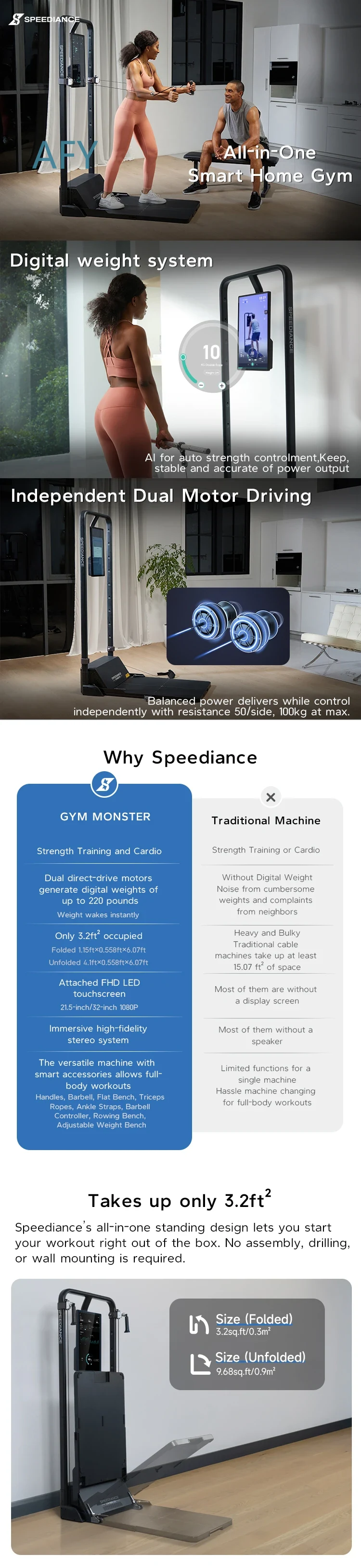 Smart Gym Mirror for Home Fitn - огляд і ціна Smart Home Gym Mirror