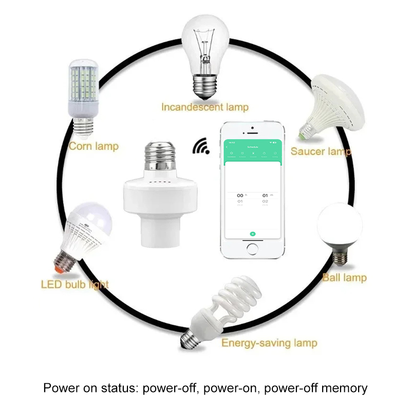 Tuya Smart E27 Socket Switch A - огляд і ціна Smart Home Sistem