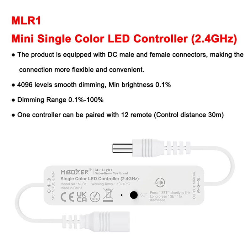 Miboxer MLR2 DC12-24V Mini 2.4 - огляд і ціна Smart Ir Remote Controller