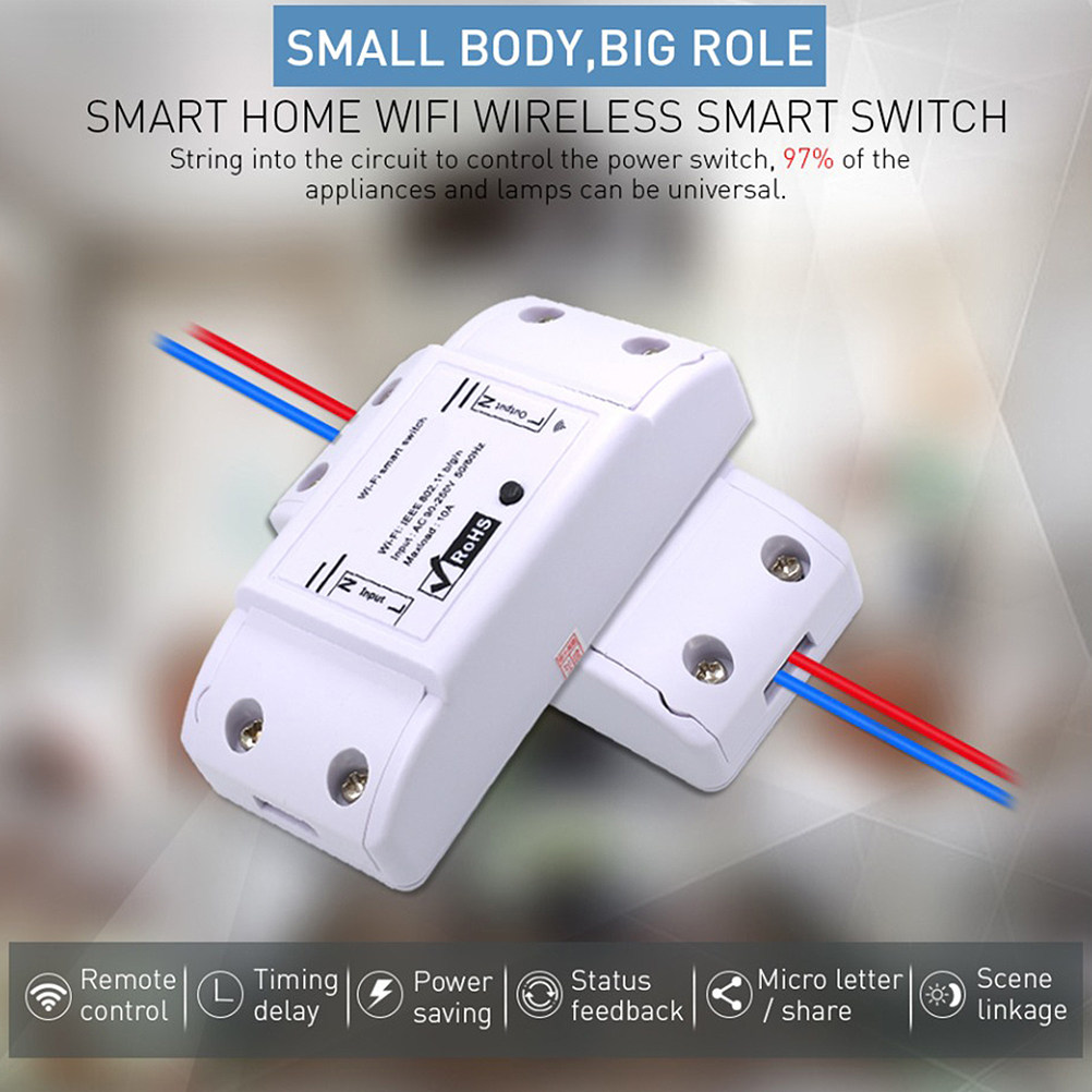 1Pcs WiFi Smart Home Switch Wh - огляд і ціна Universal Remote Smart Home