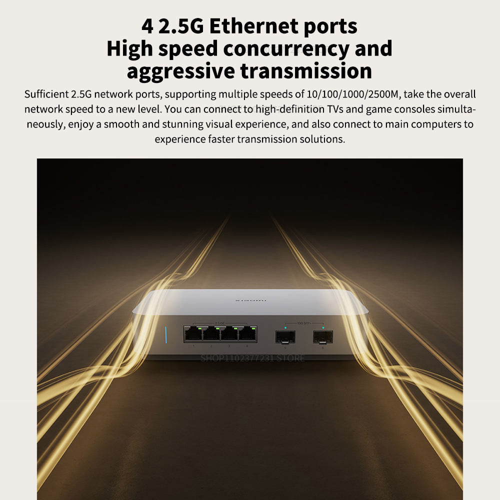 NEW Xiaomi Mi 10G Ethernet Swi - огляд і ціна Smart Home Xiaomi Hub 2
